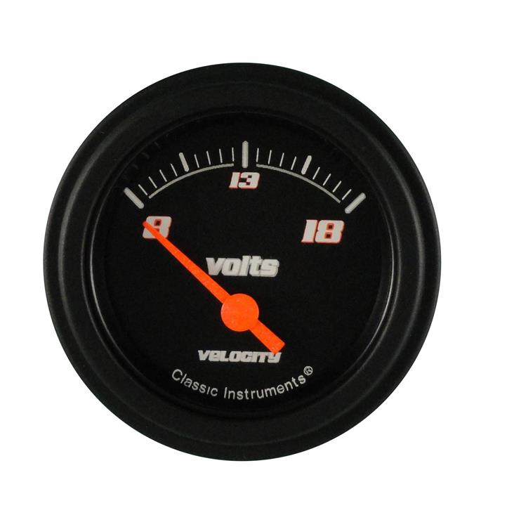 voltmeter, 54mm, 8-18 V, elektrisk