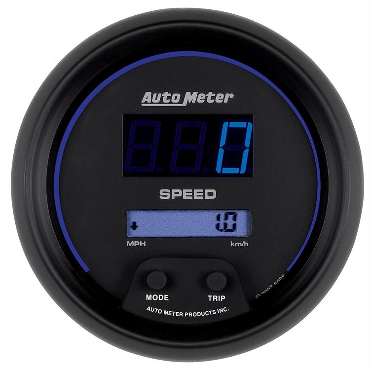 speedometer 86mm 0-120mph Kobolt Digitalt elektronisk