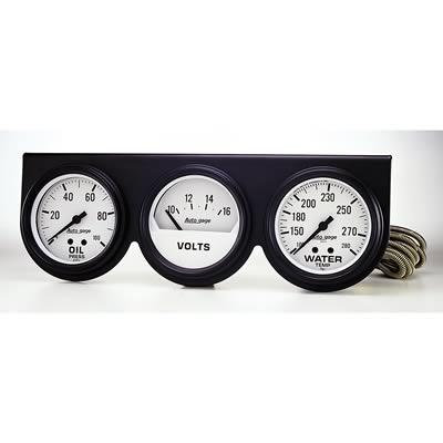 måleinstrumentsett 67mm oljetrykk/Volt/vann temp Auto gage mekanisk