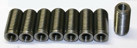 insatsgjenger 12mm-1,5 X 8mm-1,25, Lengde 26mm. - er 00-4004