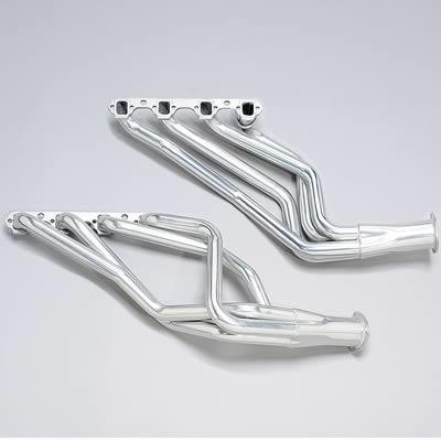vifte tube, 1 5/8" tube, 3,0" kollektor, full lengde, sølv keramisk belegg