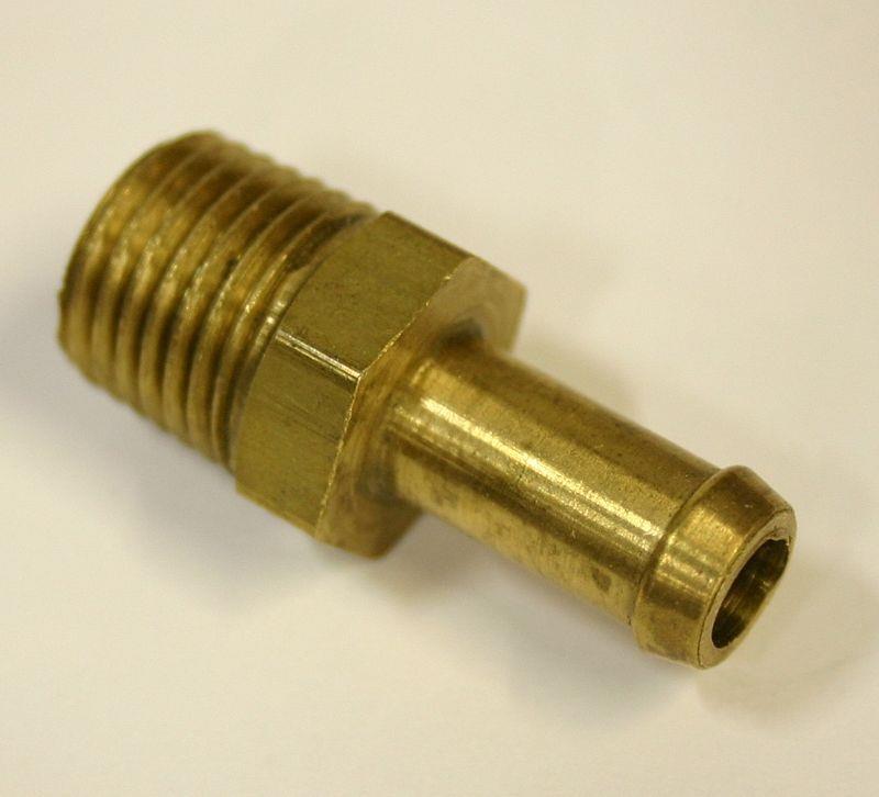 nippel 1/4 NPT rett 8mm