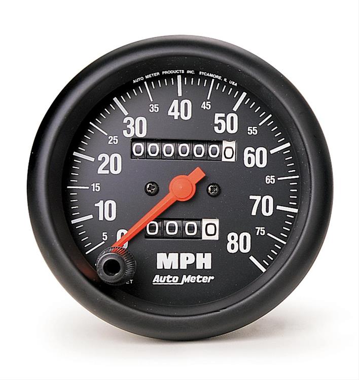 speedometer 86mm 0-80mph Z-serien mekanisk