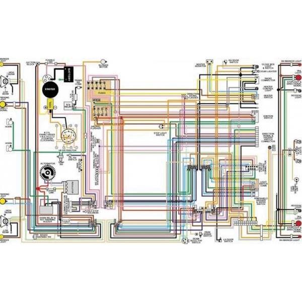 diagram, laminert, 43x28cm