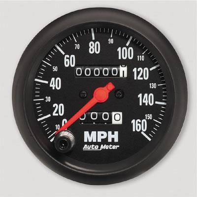 speedometer 86mm 0-160mph Z-serien mekanisk