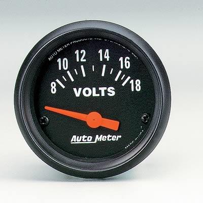 voltmeter, 52mm, 8-18 V, elektrisk