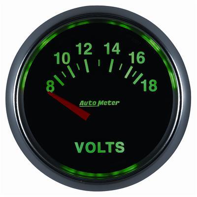 voltmeter, 52mm, 8-18 V, elektrisk