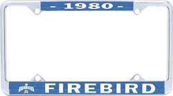 1980 FIREBIRD TILLATELSE RAMMER