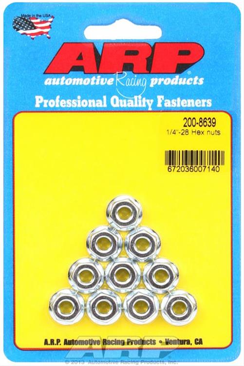 mutter, 1/4-28" RH mutter, 1/4-28" RH