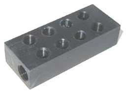 distributionsblock 1/8"NPT x 1/8"NPT