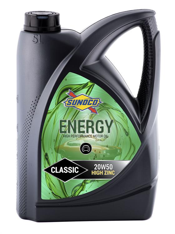 motorolja, Sunoco Energy Classic 20W50 High Zink, Mineral, 5L