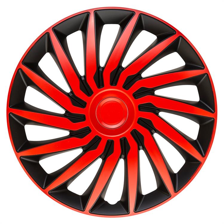 Set wheel covers Kendo 16-inch black/red