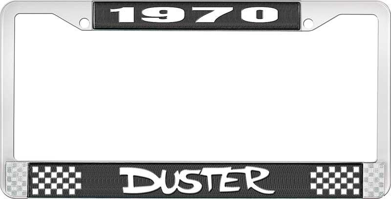 1970 DUSTER plate RAMME - SVART