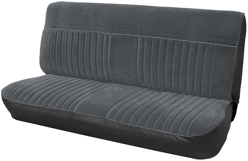 setetrekk benk foran, svart, vinyl/velur setetrekk benk foran, svart, vinyl/velur