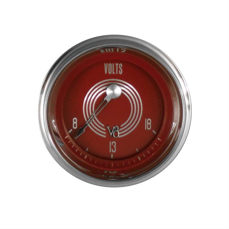 voltmeter, 54mm, 8-18 V, elektrisk