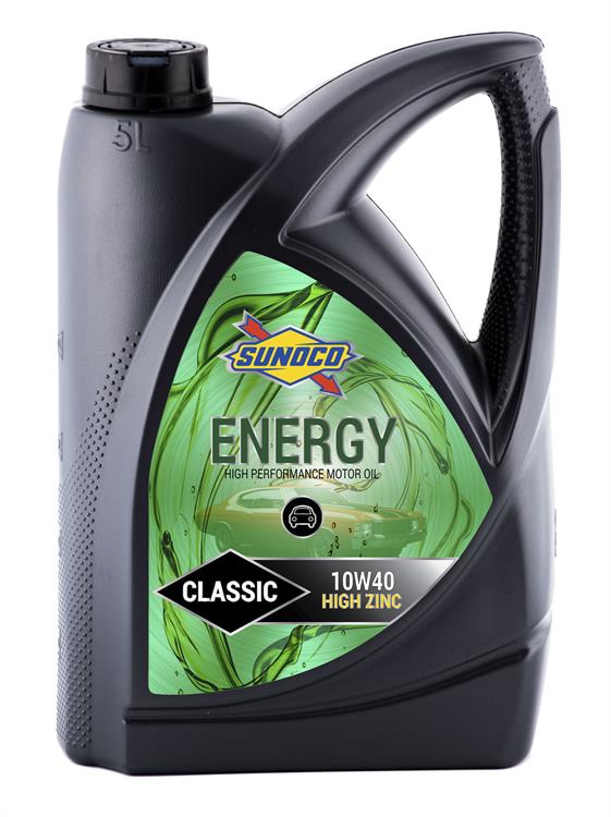 motorolja, Sunoco Energy Classic 10W40 High Zink, Mineral, 5L