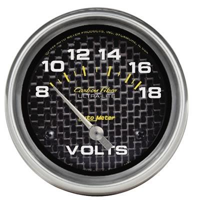 voltmeter, 67mm, 8-18 V, elektrisk