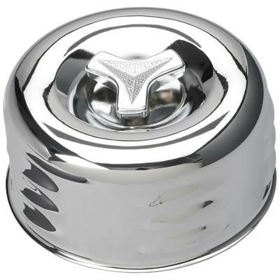 Air Cleaner,4" Chrome,47-62