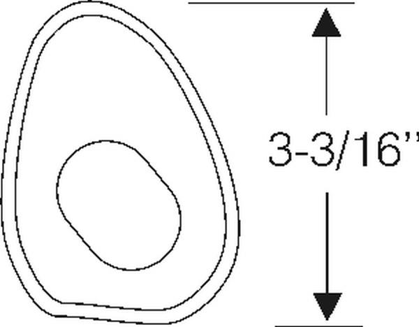 Monteringsplate frontrute