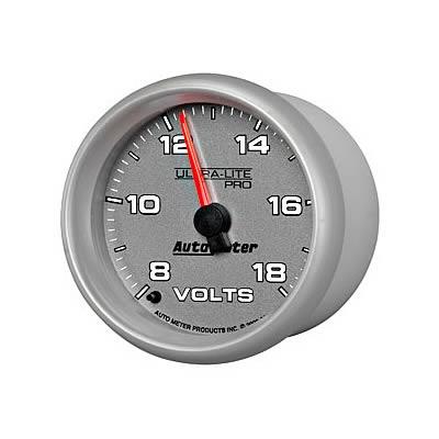 voltmeter, 67mm, 8-18 V, elektrisk