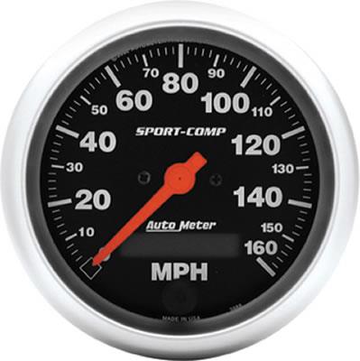 speedometer 86mm 0-160mph sport-comp elektronisk