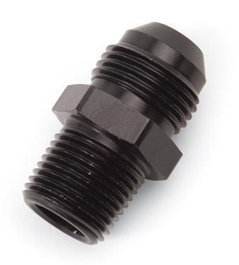 nippel 1/4" NPT x AN6, svart