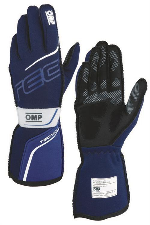 TECNICA GLOVES FIA 8856-2018 NAVY BLUE / ROYAL BLUE SZ. XS