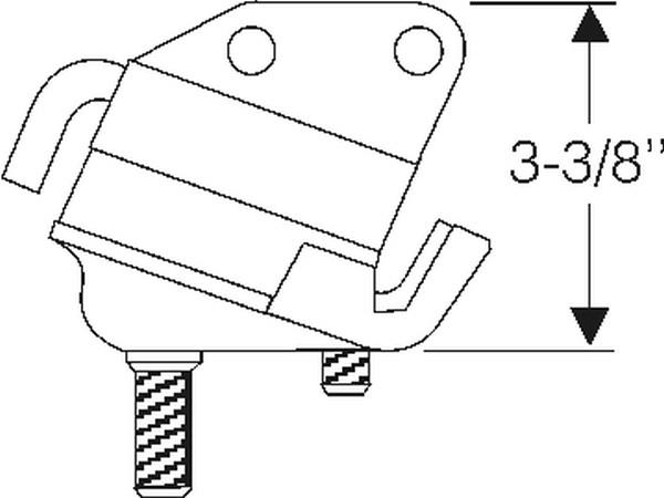 gummi motorbraketten, foran