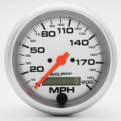 speedometer 86mm 0-200mph ultra-lite elektronisk