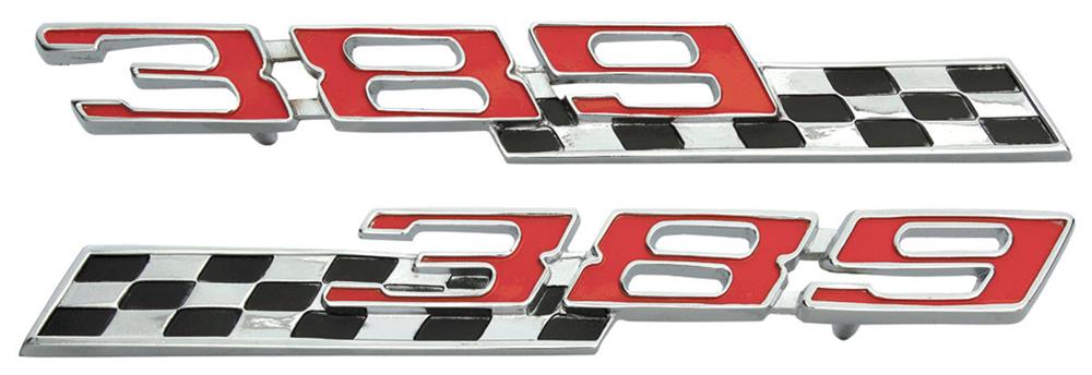 Emblem, Fender, 1965-66 GTO, 389