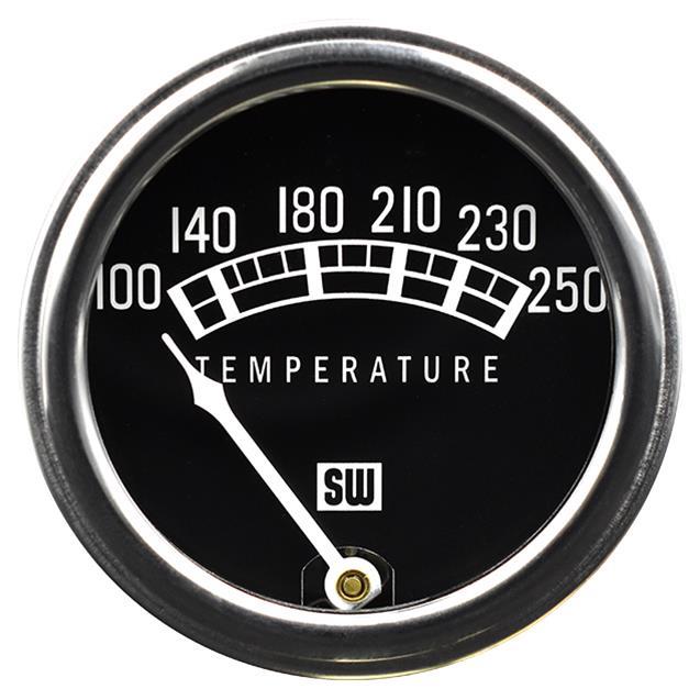 tempmätare, 100-250 grader F, 52mm, mekanisk