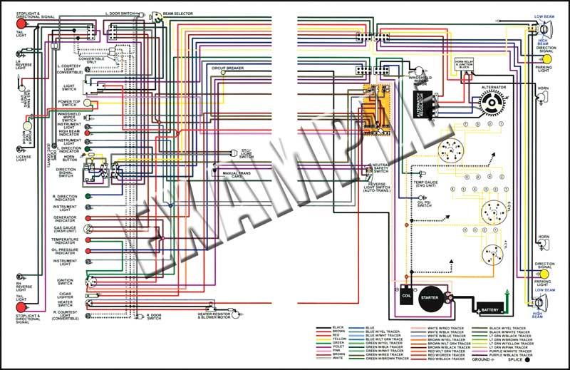 elschema / kopplingsschema, 11x17", 1960 GM Full-Size elschema / kopplingsschema, 11x17", 1960 GM Full-Size