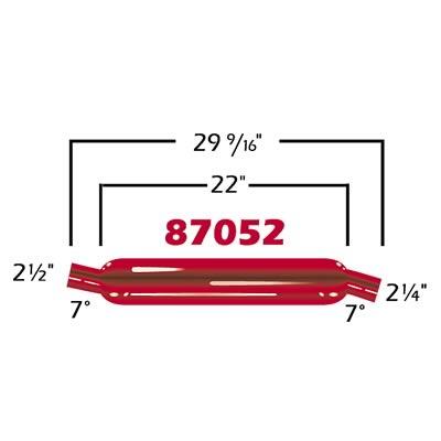 lyddemper, 2,5" i / 2,25" ut, runde