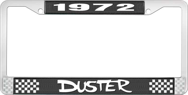 1972 DUSTER plate RAMME - SVART