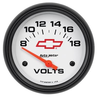 voltmeter, 67mm, 8-18 V, elektrisk