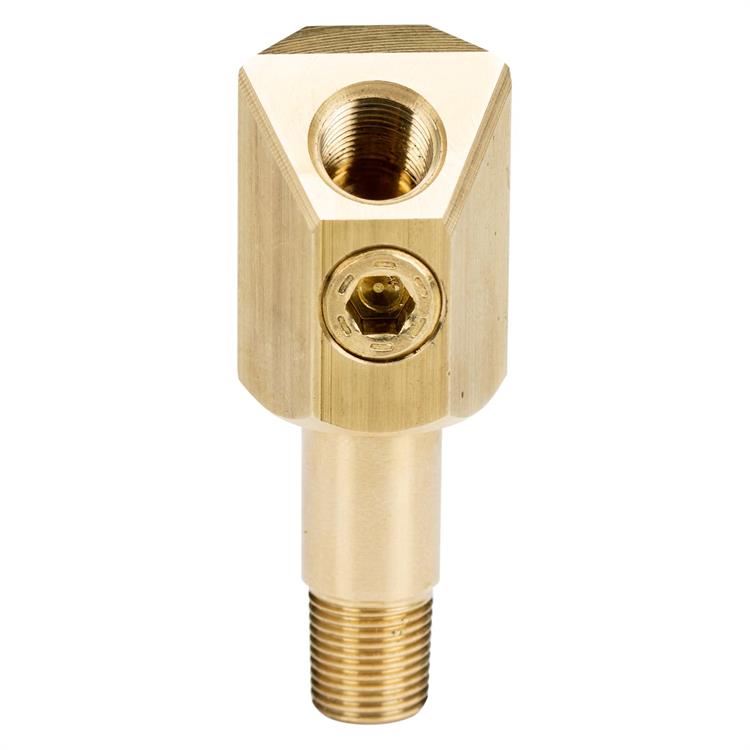 adapter oljetrycksgivare, 1/8"NPT, 45 och 90 grader