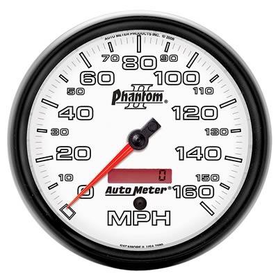 speedometer 127mm 0-160mph Phantom 2 elektronisk