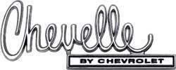 emblem"Chevelle av Chevrolet"bakluke