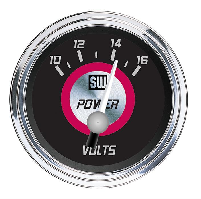 voltmeter, 52mm, 10-16 V, elektrisk