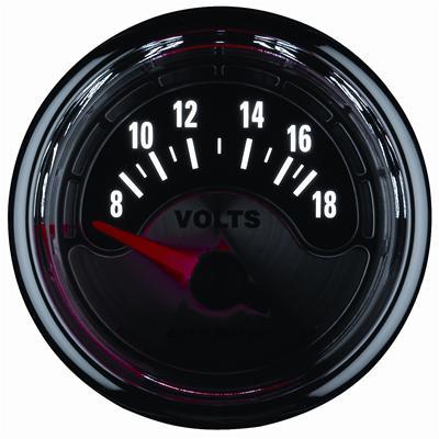 voltmeter, 52mm, 8-18 V, elektrisk