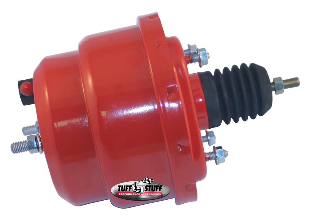 brems booster, 7", rød pulverlakkert brems booster, 7", rød pulverlakkert