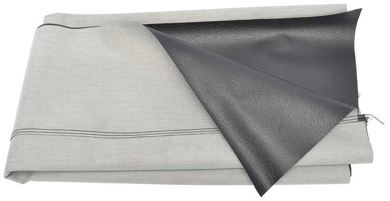 vinyltak, "canopy style", 39,5", boar grain, svart