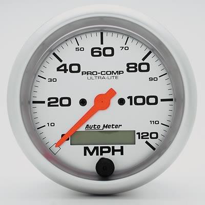 speedometer 86mm 0-120mph ultra-lite elektronisk