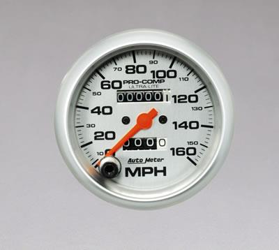 speedometer 86mm 0-120mph ultra-lite mekanisk