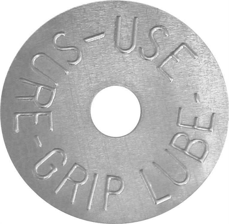 identification tag, bakaxel Dana 60 "Sure Grip Lube"