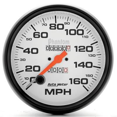 speedometer 127mm 0-160mph Phantom mekanisk