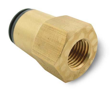 nippel rett, 1/8NPT Hona-1/4" slange