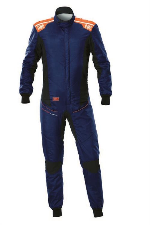 TECNICA SUPER LIGHT OVERALL FIA 8856-2018 NAVY BLUE / FLUO ORANGE SZ. 46