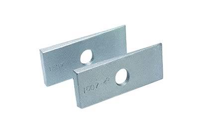 shims axel, aluminium, 4 grader, 51mm breda