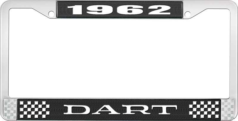 1962 DART nummerskilt RAMME - SVART